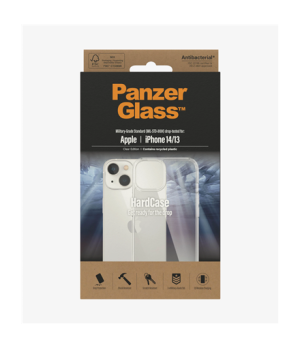 PanzerGlass | HardCase | Apple | iPhone 14/13 | Clear | Wireless charging compatible 100% recycled frame material