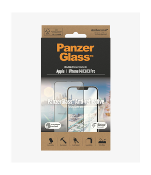 PanzerGlass | Screen protector | Apple | iPhone 14/13/13 Pro | Glass | Clear | Ultra-Wide Fit Easy installation Privacy Filter F