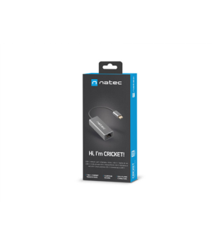 Natec | Ethernet Adapter Network Card | NNC-1925 Cricket USB 3.1