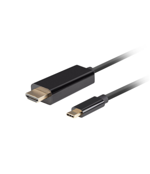 Lanberg USB-C to HDMI Cable, 0.5 m 4K/60Hz, Black | Lanberg | USB-C to HDMI Cable | Black | 0.5 m