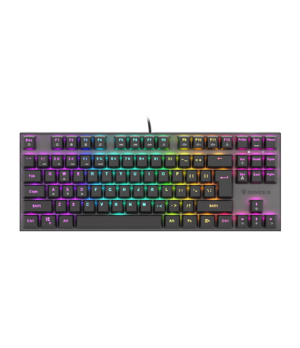 Genesis | THOR 303 TKL | Black | Mechanical Gaming Keyboard | Wired | RGB LED light | US | USB Type-A | 865 g | Replaceable "HOT