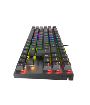 Genesis | THOR 303 TKL | Black | Mechanical Gaming Keyboard | Wired | RGB LED light | US | USB Type-A | 865 g | Replaceable "HOT