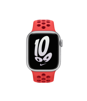 Apple | Nike Sport Band | 41 | Bright Crimson/Gym Red | Fluoroelastomer | Strap fits 130–200mm wrists