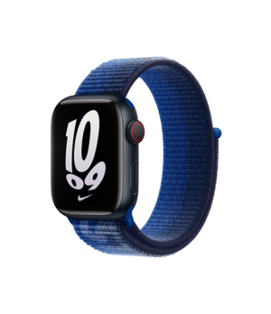 Apple | Nike Sport Loop | 41 | Royal/Midnight Navy | Woven nylon | Strap fits 130–190mm wrists