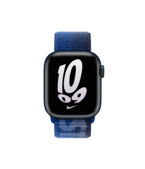 Apple | Nike Sport Loop | 41 | Royal/Midnight Navy | Woven nylon | Strap fits 130–190mm wrists