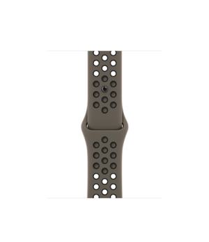 Apple | Nike Sport Band | 41 | Olive Grey/Black | Fluoroelastomer | Strap fits 130–200mm wrists