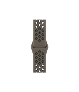 Apple | Nike Sport Band | 41 | Olive Grey/Black | Fluoroelastomer | Strap fits 130–200mm wrists