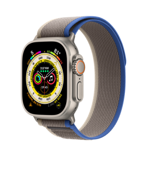 Apple Trail Loop - M/L 49 Band fits 145–220mm wrists Blue/Gray Nylon