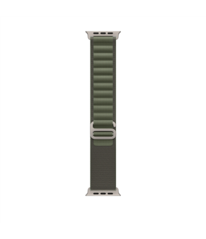 Apple  Alpine Loop - Large 49 Strap fits 165–210mm wrists Green Polyester