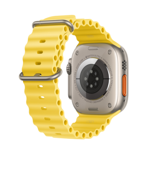 Apple  Ocean Band 49 Strap fits 130–200mm wrists Yellow Fluoroelastomer