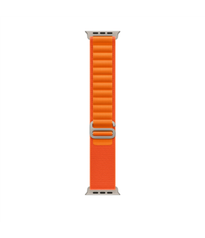 Apple  Alpine Loop - Large 49 Strap fits 165–210mm wrists Orange Polyester