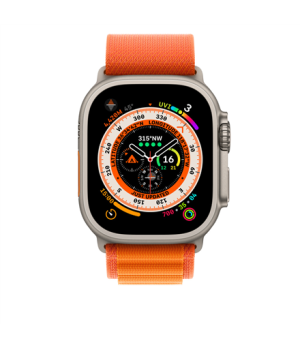 Apple  Alpine Loop - Large 49 Strap fits 165–210mm wrists Orange Polyester