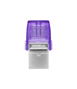 Kingston | DataTraveler | DT Micro Duo 3C | 256 GB | USB Type-C and Type-A | Purple