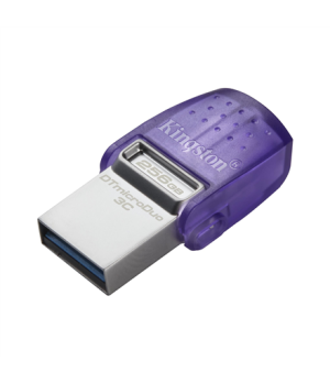 Kingston | DataTraveler | DT Micro Duo 3C | 256 GB | USB Type-C and Type-A | Purple