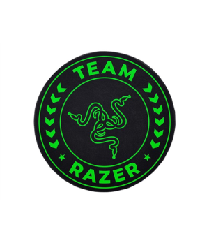 Razer Team Razer Floor Mat 100% Recycled Polyester Velvet/100% Recycled Non-woven Fabric | Floor Rug | Black/Green