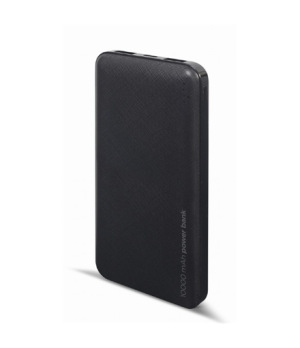 Gembird | Power Bank | PB10-02 | 10000 mAh | 2 x USB-AF | Black