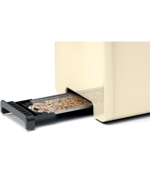 Bosch | TAT4P427 | DesignLine Compact Toaster | Power 970 W | Number of slots 2 | Housing material Stainless steel | Beige