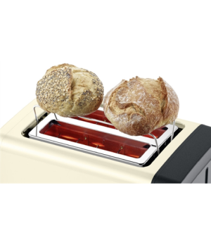 Bosch | TAT4P427 | DesignLine Compact Toaster | Power 970 W | Number of slots 2 | Housing material Stainless steel | Beige