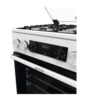 Gorenje | Cooker | GK5C41WH | Hob type Gas | Oven type Electric | White | Width 50 cm | Grilling | Depth 59.4 cm | 70 L