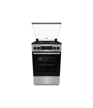 Gorenje | Cooker | GK5C41SJ | Hob type Gas | Oven type Electric | Stainless steel | Width 50 cm | Grilling | Depth 59.4 cm | 62 