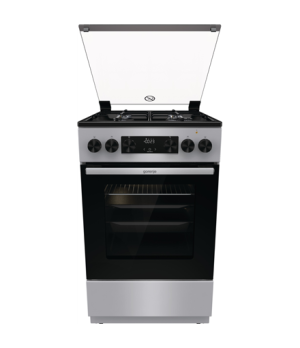 Gorenje | Cooker | GK5C41SJ | Hob type Gas | Oven type Electric | Stainless steel | Width 50 cm | Grilling | Depth 59.4 cm | 62 