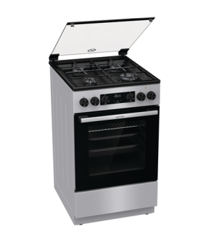 Gorenje | Cooker | GK5C41SJ | Hob type Gas | Oven type Electric | Stainless steel | Width 50 cm | Grilling | Depth 59.4 cm | 62 