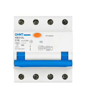 Chint | Circuit breaker RCBO, NB310L/3N, 3P+N, C20, 30mA, A, 6kA | NB310L3PN30MAA20C