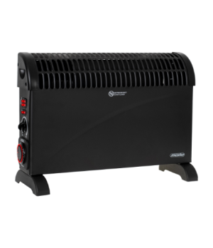 Mesko | Convector Heater with Timer and Turbo Fan | MS 7741b | Convection Heater | 2000 W | Number of power levels 3 | Black