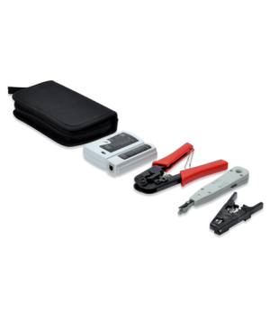 Digitus | Network Tool Set, LAN Tester, Crimping Tool, Cut and Stripping Tool, Punch Down Tool | Tool kit