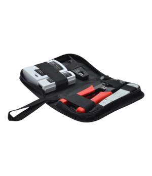 Digitus | Network Tool Set, LAN Tester, Crimping Tool, Cut and Stripping Tool, Punch Down Tool | Tool kit