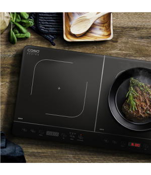 Caso | Hob | Touch 3500 | Induction | Number of burners/cooking zones 2 | Touch control | Timer | Black | Display