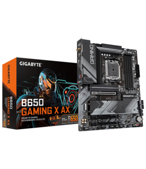 Gigabyte | B650 GAMING X AX 1.X M/B | Processor family AMD | Processor socket AM5 | DDR5 DIMM | Memory slots 4 | Supported hard 