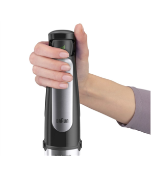 Braun | Hand Blender | MQ7000X MultiQuick Immersion | Hand Blender | 1000 W | Number of speeds 2 | Black/Stainless Steel