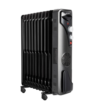 MPM | Electric Heater | MUG-21 | Oil Filled Radiator | 2500 W | Number of power levels 3 | Black