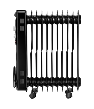 MPM | Electric Heater | MUG-21 | Oil Filled Radiator | 2500 W | Number of power levels 3 | Black