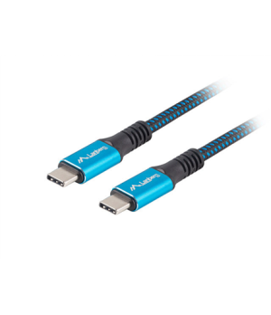 Lanberg | USB-C to USB-C Cable | Black/Blue | 0.5 m