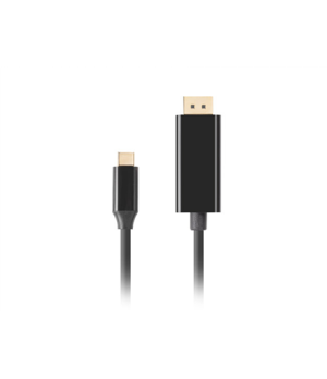 Lanberg USB-C to DisplayPort Cable, 0.5 m 4K/60Hz, Black | Lanberg | USB-C to DisplayPort Cable | Black | 0.5 m