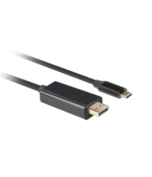 Lanberg USB-C to DisplayPort Cable, 1 m 4K/60Hz, Black | Lanberg | USB-C to DisplayPort Cable | Black | 1 m