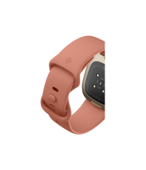 Fitbit | Versa 3/Sense Accessory Infinity Band, Pink Clay - Small | Flexible, silicone material | Water-resistant