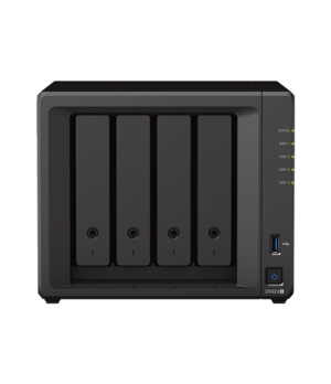 Synology | 4-Bay | DS923+ | Up to 4 HDD/SSD Hot-Swap | AMD | Ryzen R1600 | Processor frequency 2.6 GHz | 4 GB