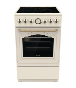 Gorenje | Cooker | GECS5B70CLI | Hob type Vitroceramic | Oven type Electric | Beige | Width 50 cm | Depth 59.4 cm | 70 L