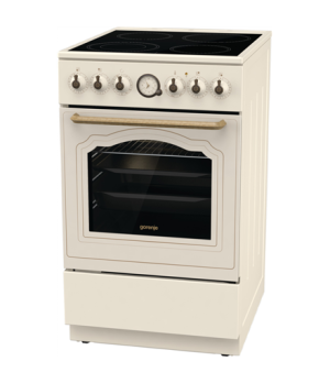 Gorenje | Cooker | GECS5B70CLI | Hob type Vitroceramic | Oven type Electric | Beige | Width 50 cm | Depth 59.4 cm | 70 L