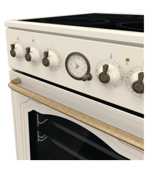 Gorenje | Cooker | GECS5B70CLI | Hob type Vitroceramic | Oven type Electric | Beige | Width 50 cm | Depth 59.4 cm | 70 L