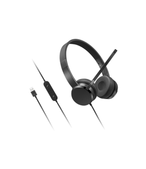 Lenovo | USB-A Stereo Headset with Control Box | Wired | On-Ear