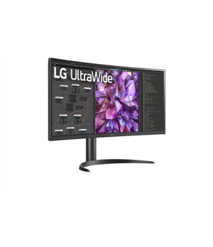 LG | Curved Monitor | 34WQ75C-B | 34 " | IPS | QHD | 21:9 | 60 Hz | 5 ms | 3440 x 1440 | 300 cd/m² | HDMI ports quantity 2 | Bla