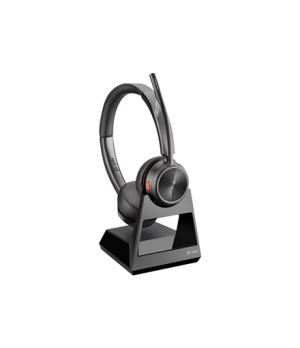 Poly Savi 7220 Office, S7220 D, OTH, BIN, DECT Poly Headset Savi 7220 Office Built-in microphone On-ear Black Wireless