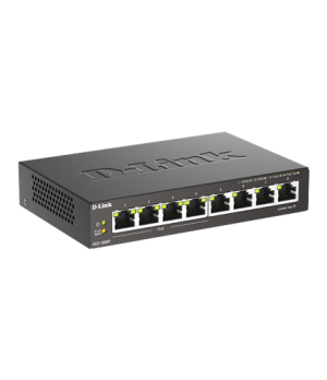 D-Link | 8-Port Gigabit PoE Switch (4xPoE) | DGS-1008P | Unmanaged | Desktop | Power supply type External