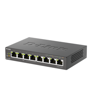 D-Link | 8-Port Gigabit PoE Switch (4xPoE) | DGS-1008P | Unmanaged | Desktop | Power supply type External