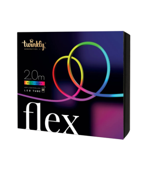 TwinklyFlex Smart LED Tube Starter Kit 300 RGB (Multicolor), 3m, WhiteRGB – 16M+ colors