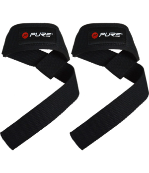 Pure2Improve | Lifting Straps | Black